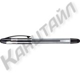 Ручка гелевая (черный 0,5м, резин.манжета)